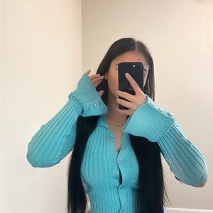 Knitted sweater in the size medium